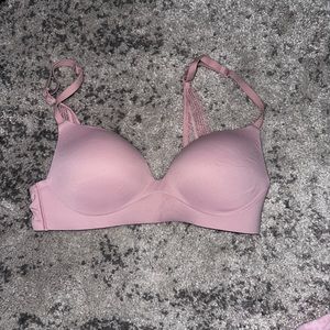 pink victoria secret bralette